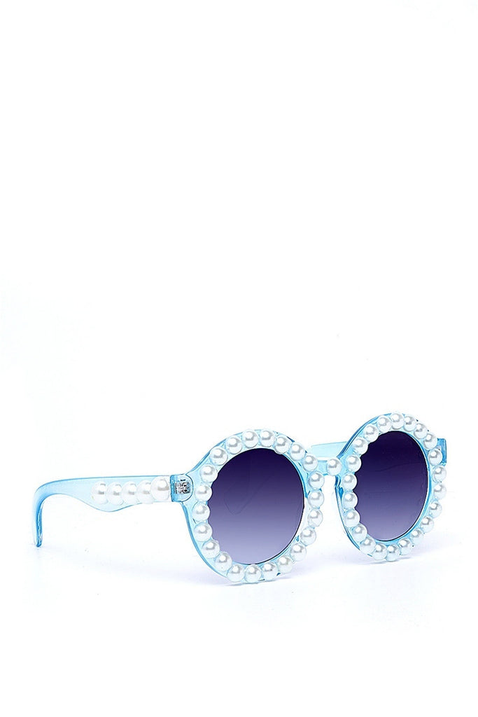 ROUND PEARL SUNGLASSES