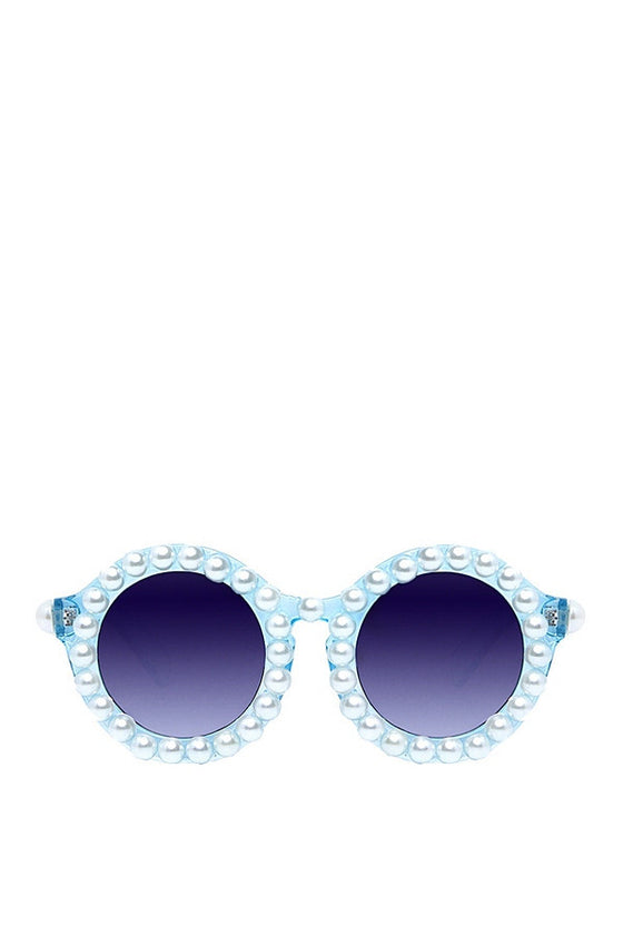 ROUND PEARL SUNGLASSES - langshop