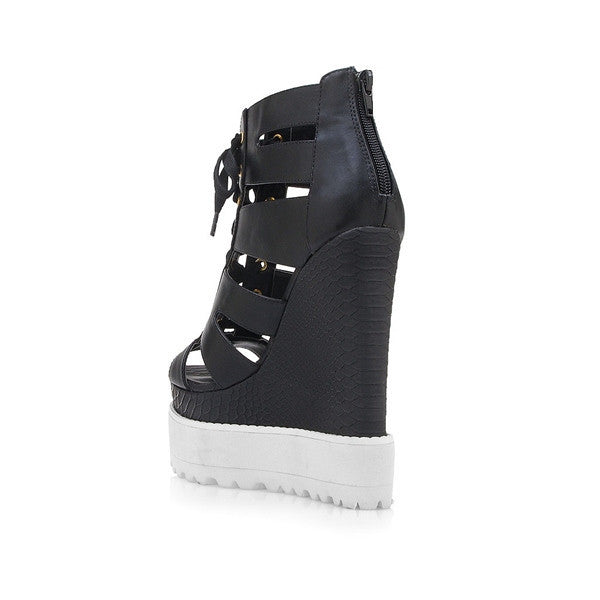 PRIVILEGED INTREPID LACED PLATFORM WEDGE